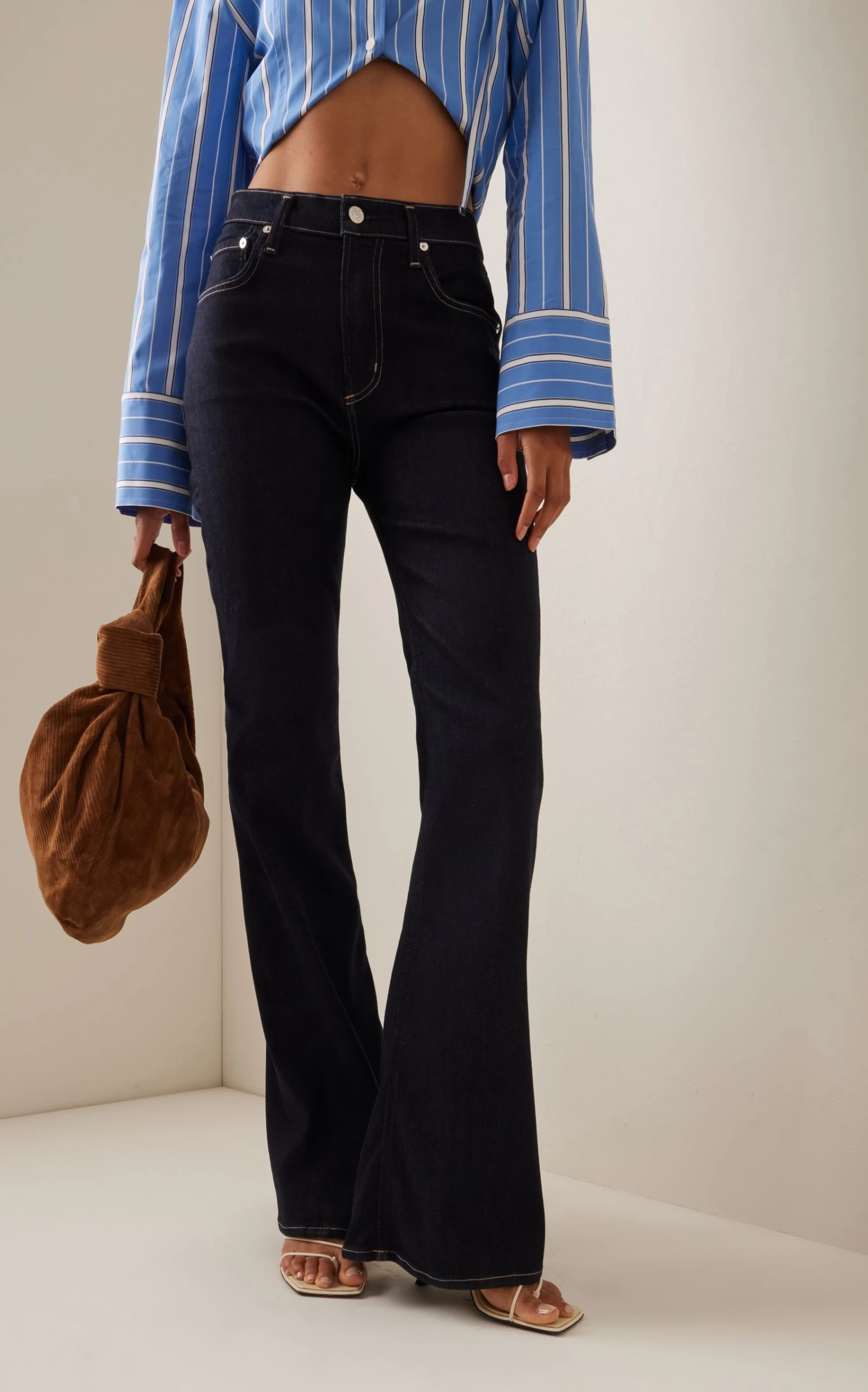 CITIZENS OF HUMANITY Isola Stretch Mid-Rise Flared-Leg Jeans 4 CITIZENS OF HUMANITY Isola Stretch Mid-Rise Flared-Leg Jeans - Image 2