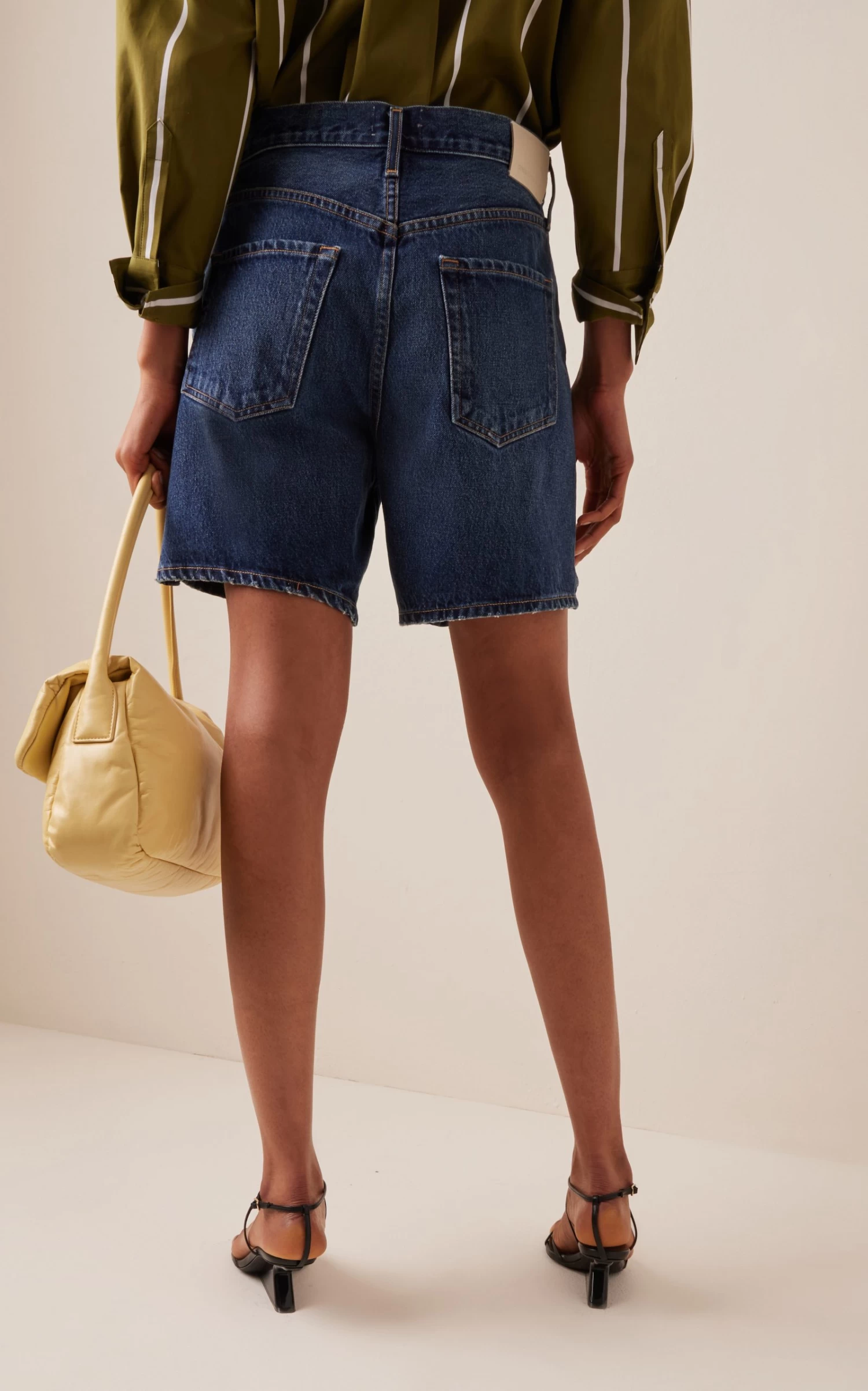 CITIZENS OF HUMANITY Marlow Organic Cotton Denim Mid-Rise Relaxed Shorts 5 CITIZENS OF HUMANITY Marlow Organic Cotton Denim Mid-Rise Relaxed Shorts - Image 3