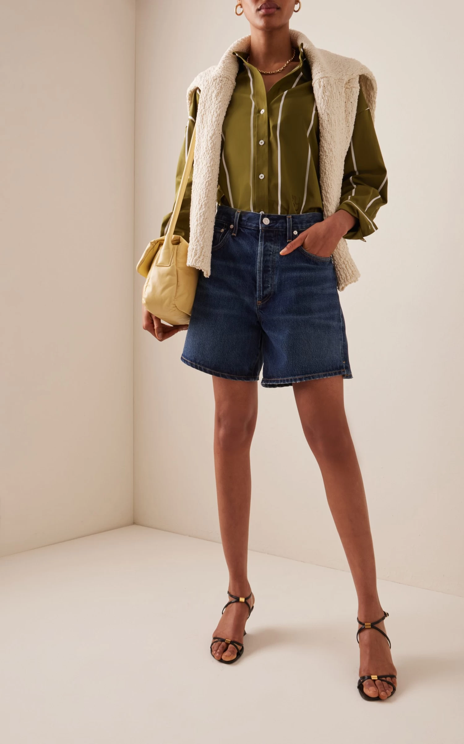 CITIZENS OF HUMANITY Marlow Organic Cotton Denim Mid-Rise Relaxed Shorts 3 CITIZENS OF HUMANITY Marlow Organic Cotton Denim Mid-Rise Relaxed Shorts