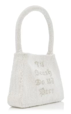 Til Death Do Us Part Beaded Bag -Lady Fashion Store clio peppiatt ivory til death do us part bag 2
