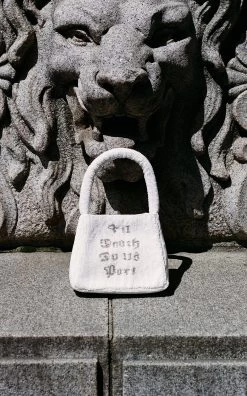 Til Death Do Us Part Beaded Bag