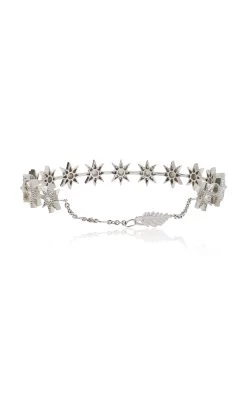 Infinity Star 18K White Gold Diamond Bracelet -Lady Fashion Store colette jewelry llc white infinity star bracelet 3