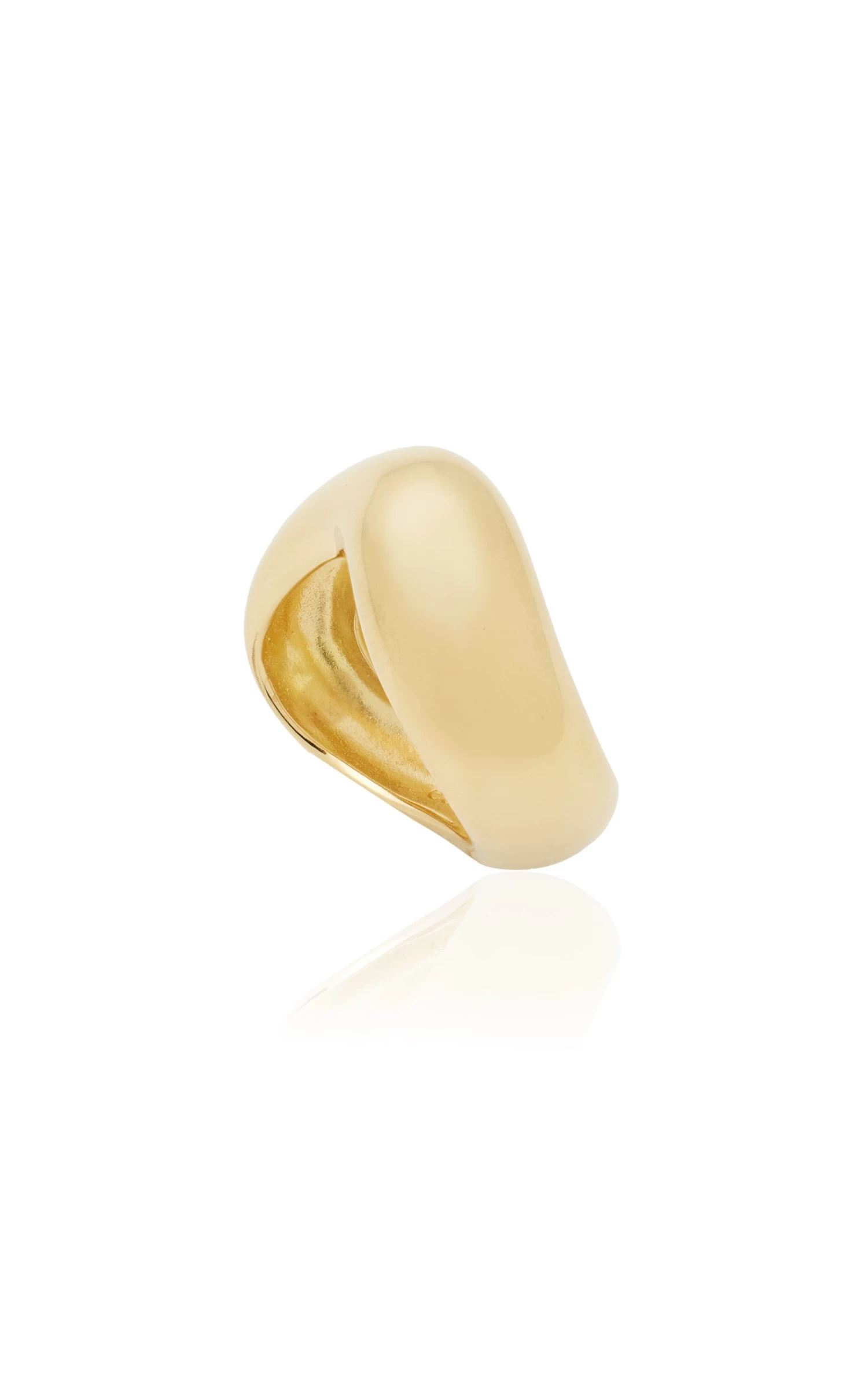 Platinum-Plated Brass Ring 4 Platinum-Plated Brass Ring - Image 2