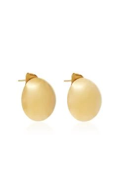 Critical Citizens 14K Gold-Plated Earrings -Lady Fashion Store completedworks gold critical citizens recycled silver 2