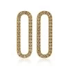 18k Yellow Gold Amanda Link Diamond Earrings