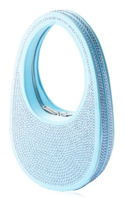 Coperni Mini Swipe Crystal Bag -Lady Fashion Store coperni blue mini swipe crystal bag 2