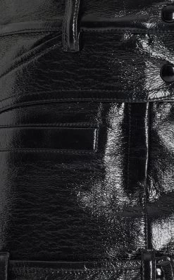 COURREGES Racer Vinyl Skirt -Lady Fashion Store courreges black racer vinyl skirt 4