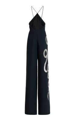 Asp Embellished Wool Jumpsuit 19 Asp Embellished Wool Jumpsuit -Lady Fashion Store cucculelli shaheen black asp embellished wool jumpsuit 7