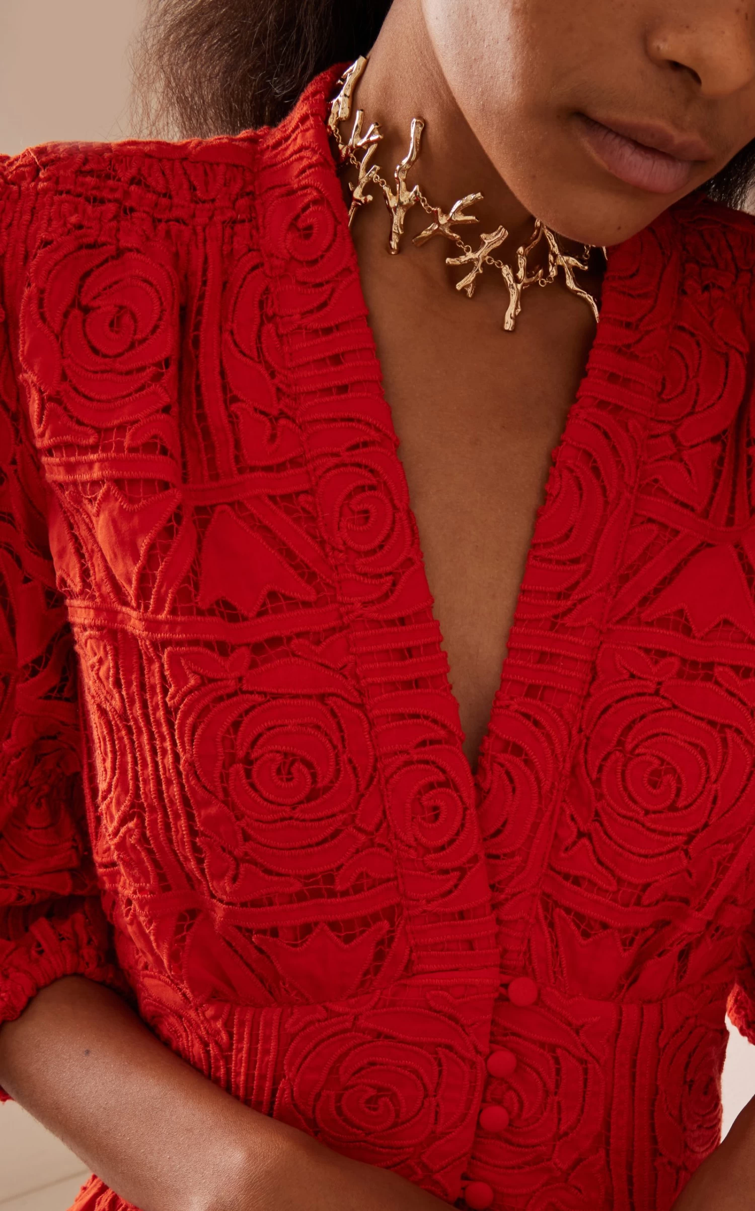 Cult Gaia Noemi Gold-Tone Choker 3 Cult Gaia Noemi Gold-Tone Choker