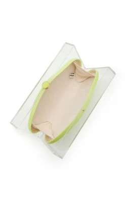 Cult Gaia Annika Acrylic Clutch -Lady Fashion Store cult gaia green annika clutch 3