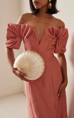 Cult Gaia Sirena Acrylic Clutch