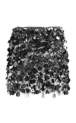 Exclusive Embroidered Tulle Mini Skirt -Lady Fashion Store des phemmes black embroidered tulle mini skirt 5