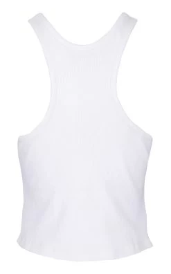 Embroidered Cotton Jersey Wrapped Top -Lady Fashion Store des phemmes white cotton jersey wrapped top with embroidery 4