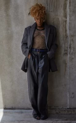 Beckford Dual-Texture Wool Trouser