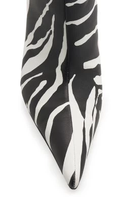 Dolce & Gabbana Lollo Formale Leather Boots -Lady Fashion Store dolce gabbana black lollo formale leather boots 5