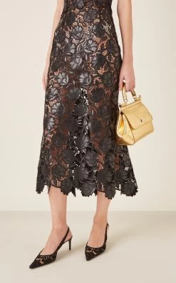 Dolce & Gabbana Lollo Lace Slingback Pumps