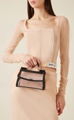 Dolce & Gabbana Small Sicily PVC Top Handle Bag