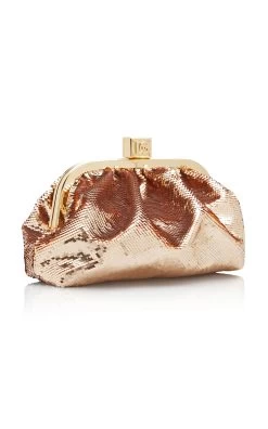 Dolce & Gabbana Sequined Clutch 11 Dolce & Gabbana Sequined Clutch -Lady Fashion Store dolce gabbana gold paillettes specchio 3