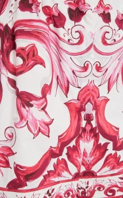 Dolce & Gabbana High-Rise Silk Shorts 9 Dolce & Gabbana High-Rise Silk Shorts -Lady Fashion Store dolce gabbana print shorts 3