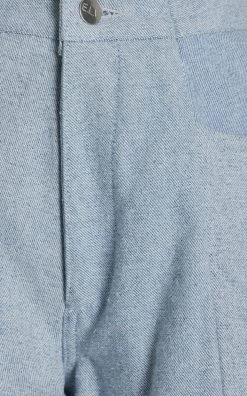 The Charlie Trousers -Lady Fashion Store e l v denim light wash the tailored reverse denim trouser 4