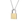 18K Yellow Gold Lock Necklace