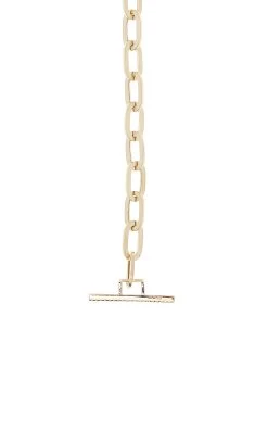 Jumbo 14k Gold Diamond Toggle Chain Bracelet -Lady Fashion Store ef collection gold jumbo diamond toggle bracelet 2