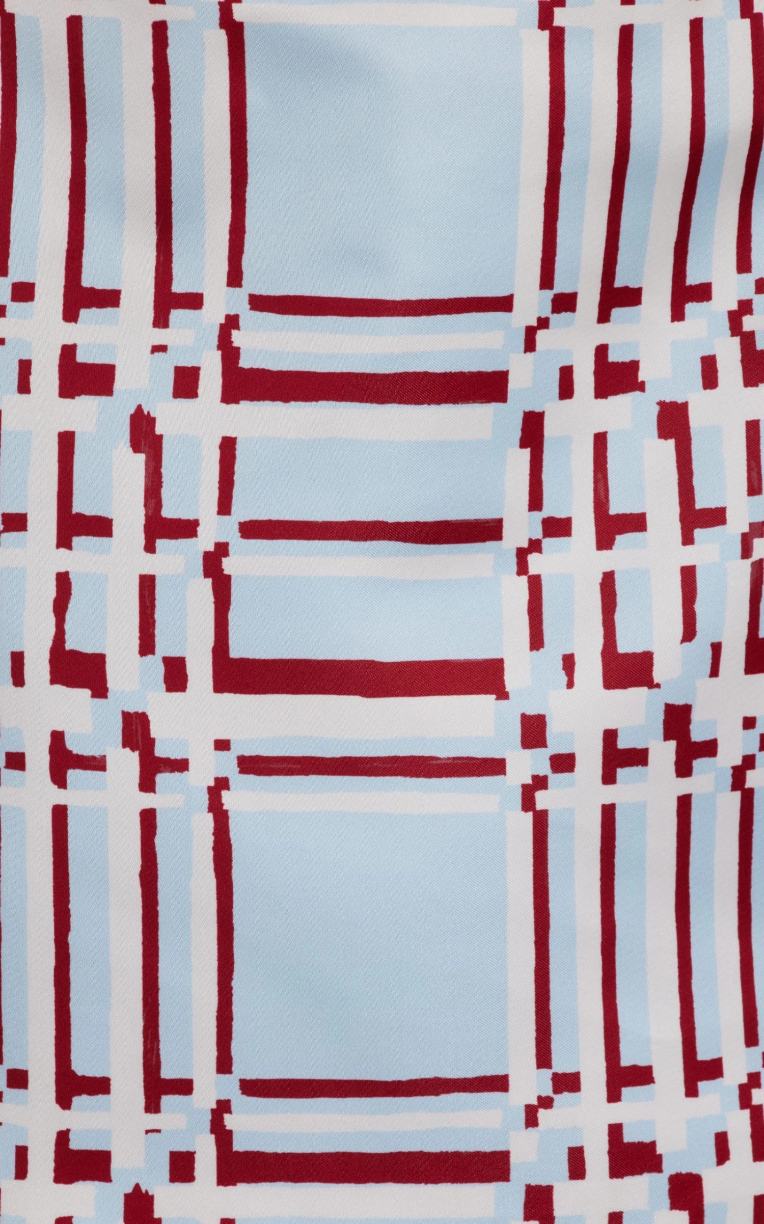 Victorie Checked Satin Mini Skirt 6 Victorie Checked Satin Mini Skirt - Image 4