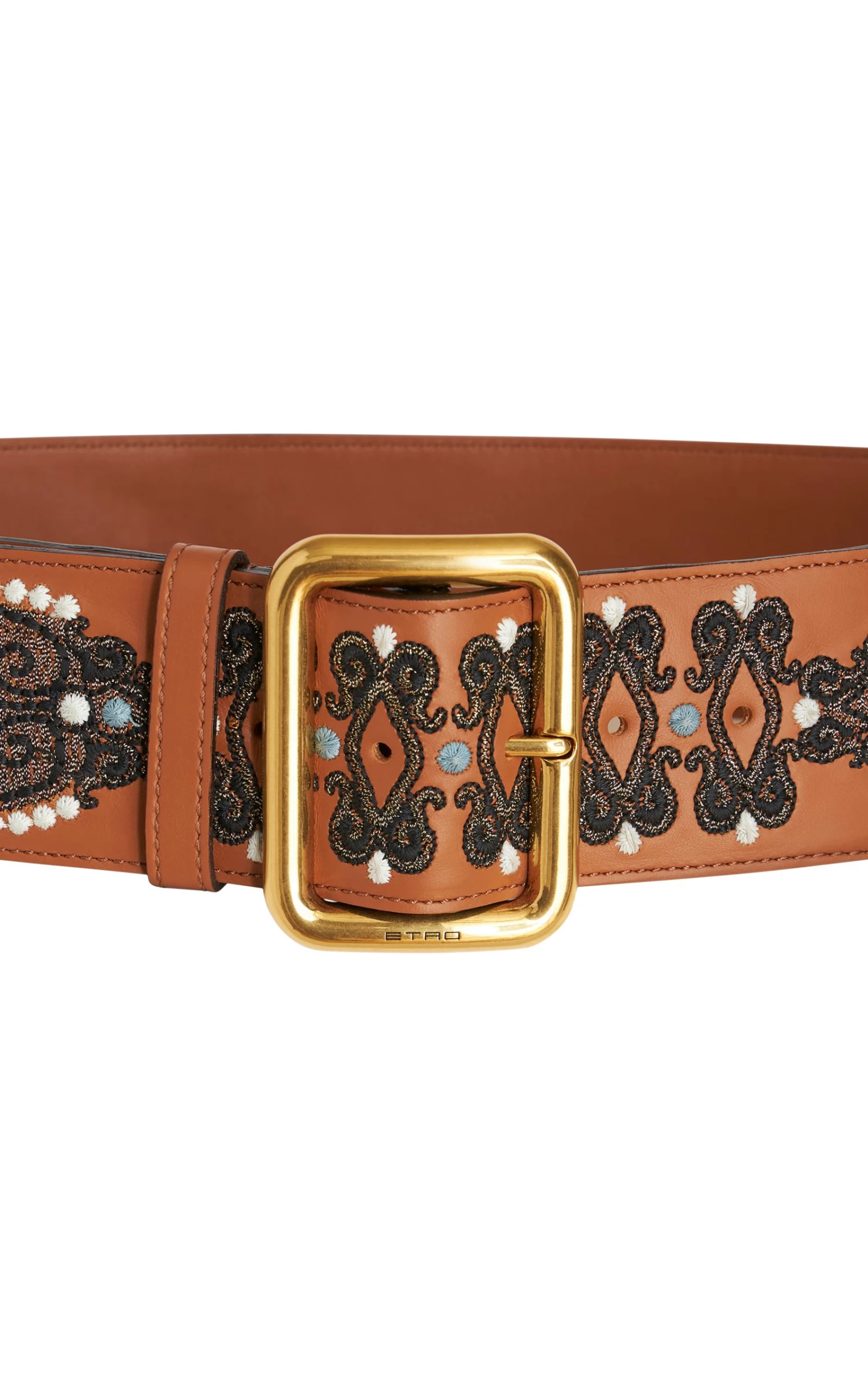 Etro Cintura Donna Asta Ricamata Leather Belt 3 Etro Cintura Donna Asta Ricamata Leather Belt