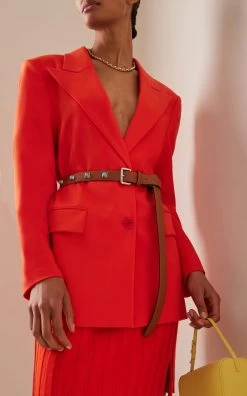 Etro Elongated Leather Belt