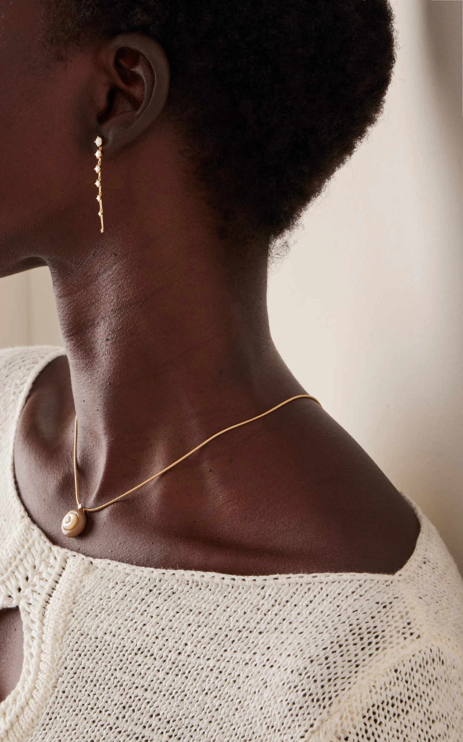 Sequence 18K Gold Diamond Earrings 3 Sequence 18K Gold Diamond Earrings