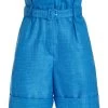 Claudio Short -Lady Fashion Store gabriela hearst blue claudio short