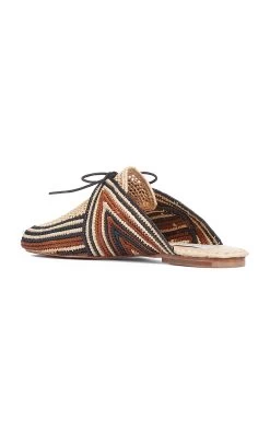 Harriet Raffia Mules -Lady Fashion Store gabriela hearst brown harriet raffia mules 2