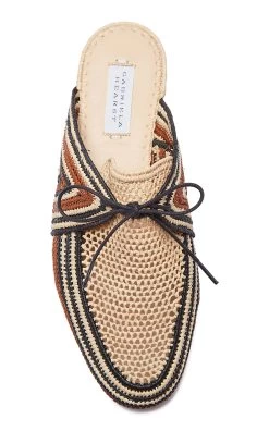 Harriet Raffia Mules