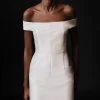 Exclusive Maria Silk-Wool Midi Dress 1 Exclusive Maria Silk-Wool Midi Dress -Lady Fashion Store gabriela hearst white exclusive maria midi dress