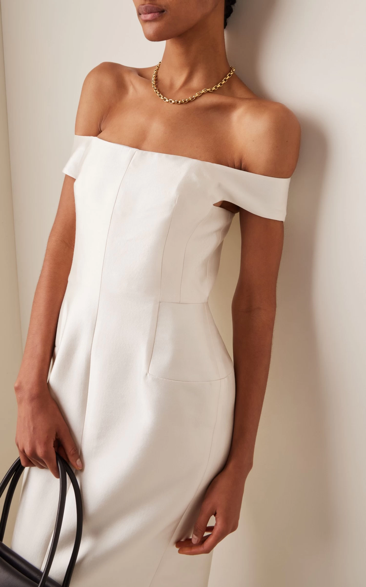 Exclusive Maria Silk-Wool Midi Dress 5 Exclusive Maria Silk-Wool Midi Dress - Image 3