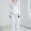 Asymmetric Sculpted Orbit Tuxedo Jacket -Lady Fashion Store gaurav gupta white asymmetric sculpted orbit tuxedo jacket