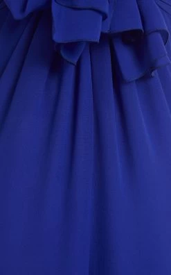 GIAMBATTISTA VALLI Ruffled Bow-Detailed Jumpsuit -Lady Fashion Store giambattista valli blue jersey jumpsuit 5