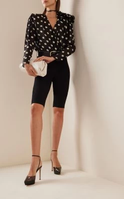 PVC, Leather Platform Pumps