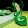 Exclusive Metropolis PVC, Leather Sandals -Lady Fashion Store gianvito rossi green metropolis glass vernice