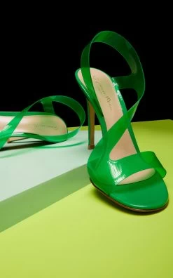 Exclusive Metropolis PVC, Leather Sandals
