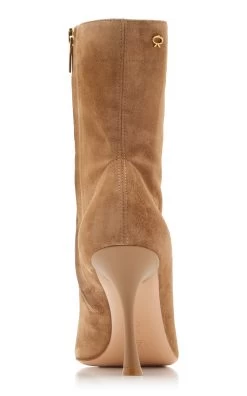 Dunn Suede Ankle Boots -Lady Fashion Store gianvito rossi neutral g73173 camoscio sfoderato 4