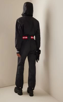 GOLDBERGH Lexi Hooded Ski Suit -Lady Fashion Store goldbergh black lexi ski suit 2