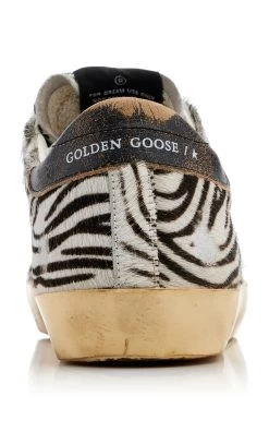 Golden Goose Super Star Penstar Calf Hair Sneakers -Lady Fashion Store golden goose animal super star penstar calf hair sneakers 3