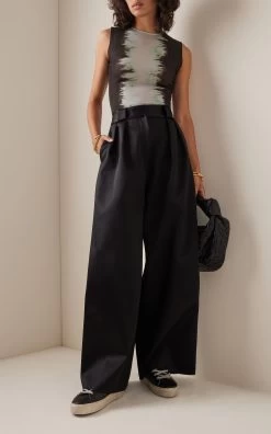 Golden Goose Hi-Star Leather And Corduroy Sneakers