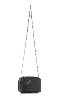 Golden Goose Star Mini Crinkled Leather Shoulder Bag 10 Golden Goose Star Mini Crinkled Leather Shoulder Bag -Lady Fashion Store golden goose black star mini crinkled leather shoulder bag 2