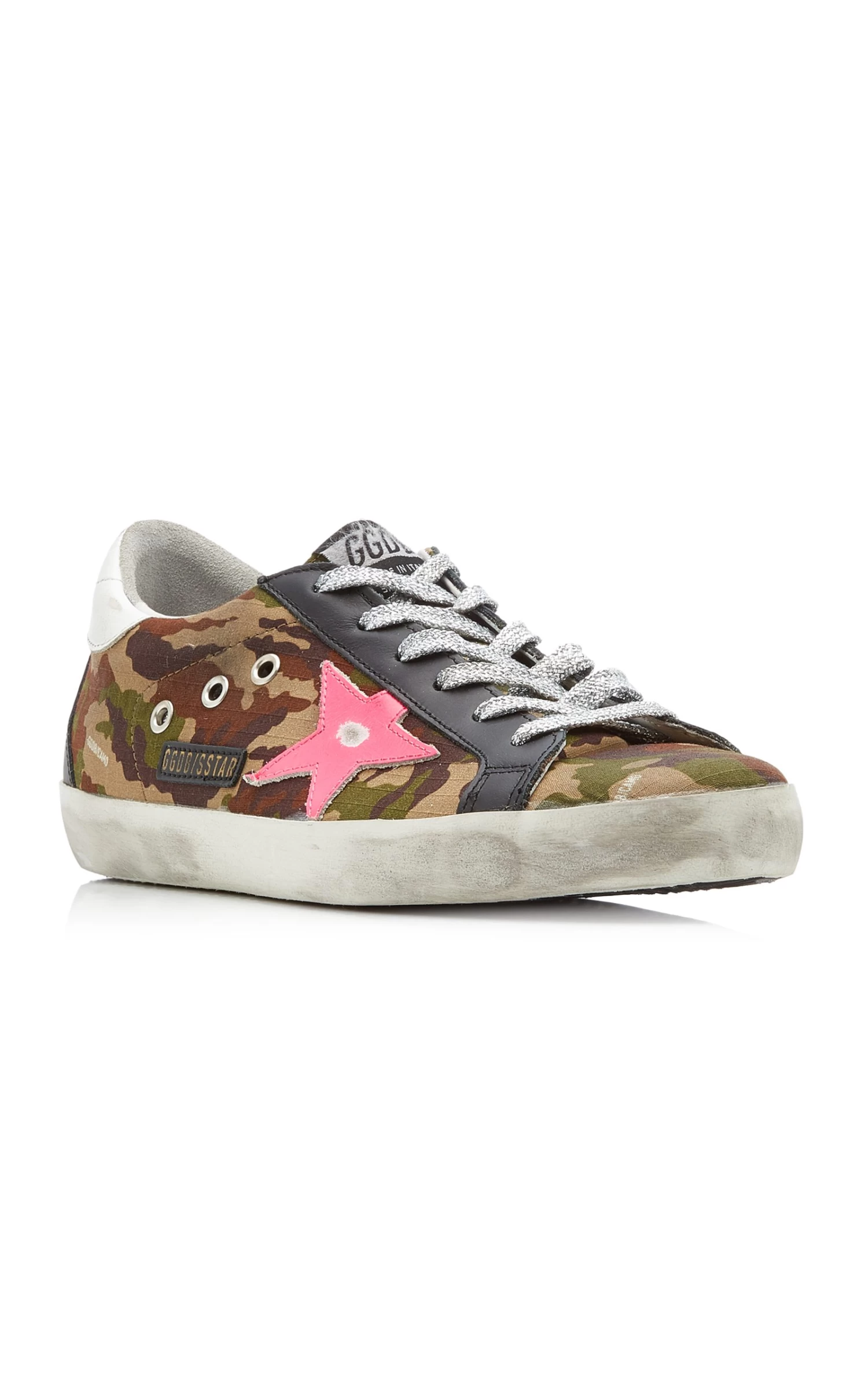 Golden Goose Superstar Camo Leather Sneakers 6 Golden Goose Superstar Camo Leather Sneakers - Image 4