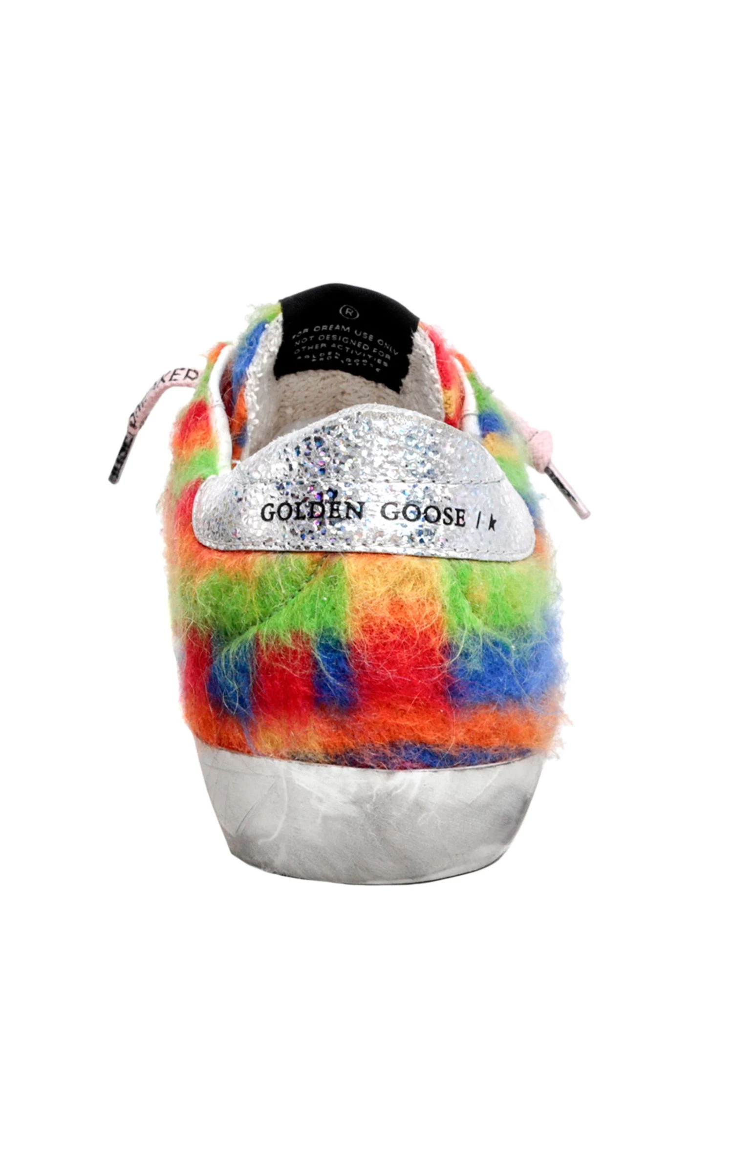 Golden Goose Super-Star Tie Dyed Wool And Leather Sneakers 5 Golden Goose Super-Star Tie Dyed Wool And Leather Sneakers - Image 3