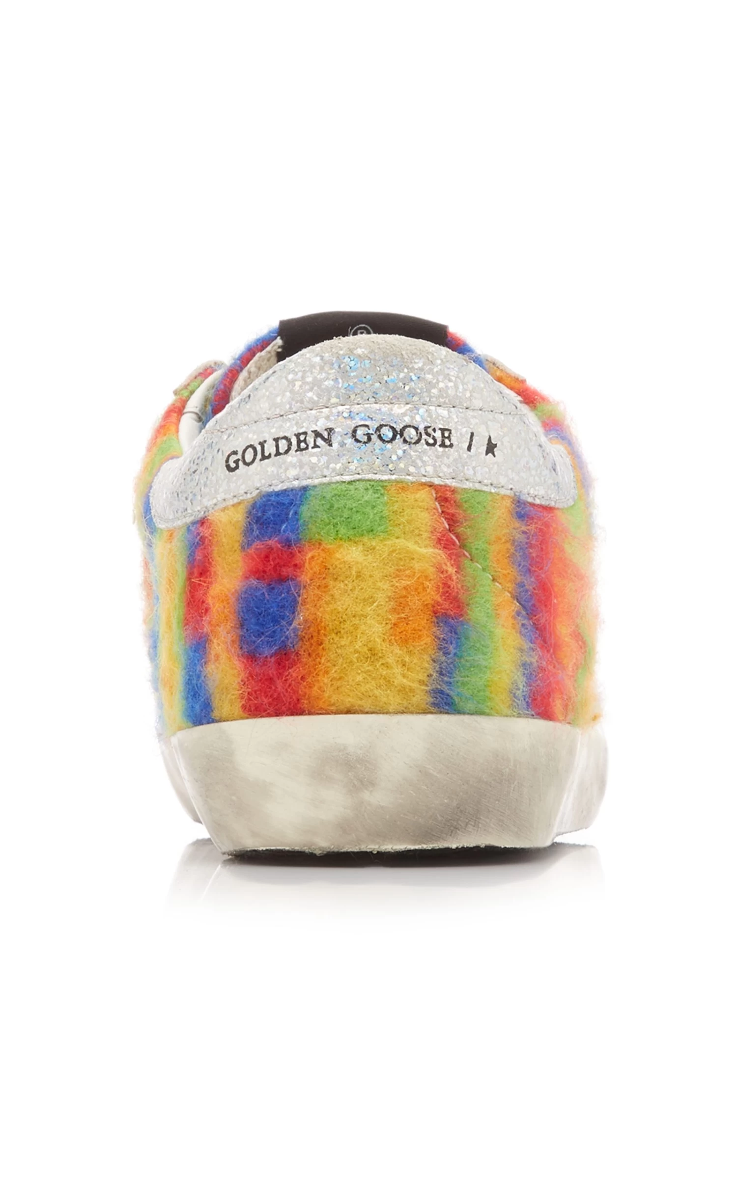 Golden Goose Super-Star Tie Dyed Wool And Leather Sneakers 7 Golden Goose Super-Star Tie Dyed Wool And Leather Sneakers - Image 5