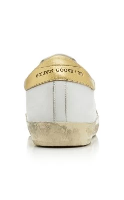 Golden Goose Superstar Distressed Leather Sneakers -Lady Fashion Store golden goose multi superstar distressed leather sneakers 2