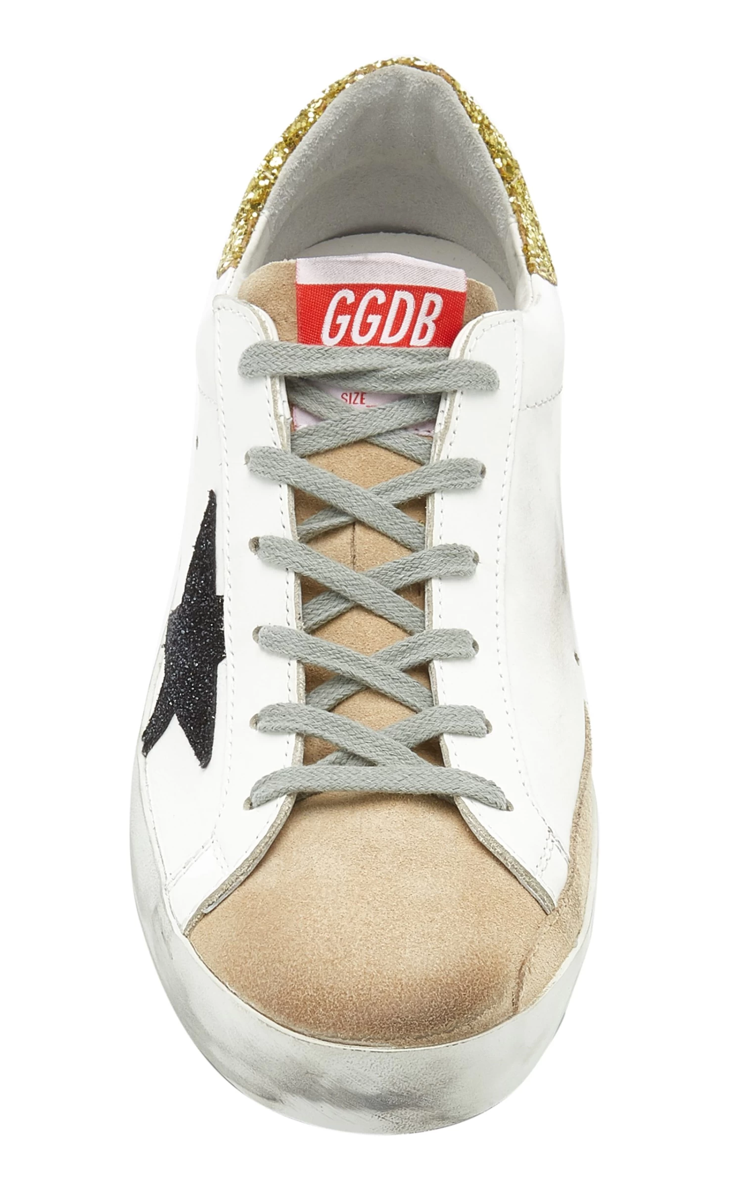 Golden Goose Superstar Glitter-Detail Leather Sneakers 4 Golden Goose Superstar Glitter-Detail Leather Sneakers - Image 2